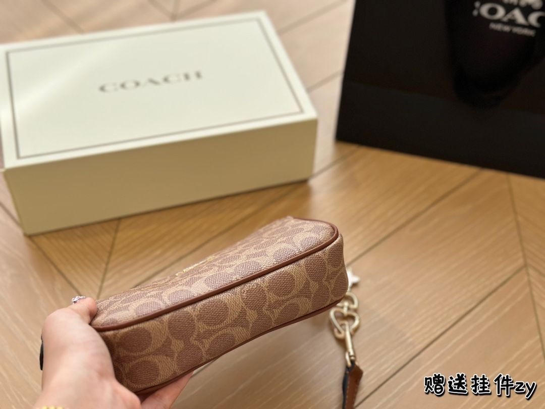 【本日限定特価】コーチ レディース コインケース＆マージャンバッグ 20×11.5cm 専用ボックス付き[本日特価|新品未使用品]