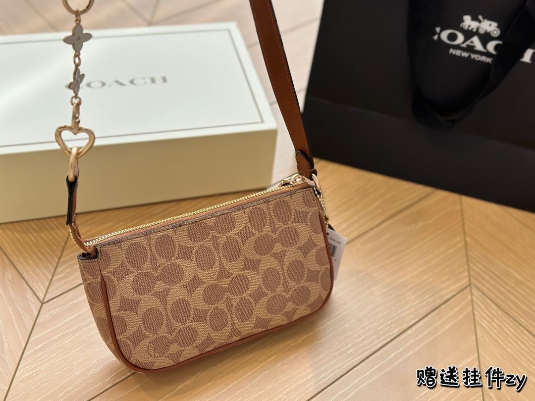 【本日限定特価】コーチ レディース コインケース＆マージャンバッグ 20×11.5cm 専用ボックス付き[本日特価|新品未使用品]