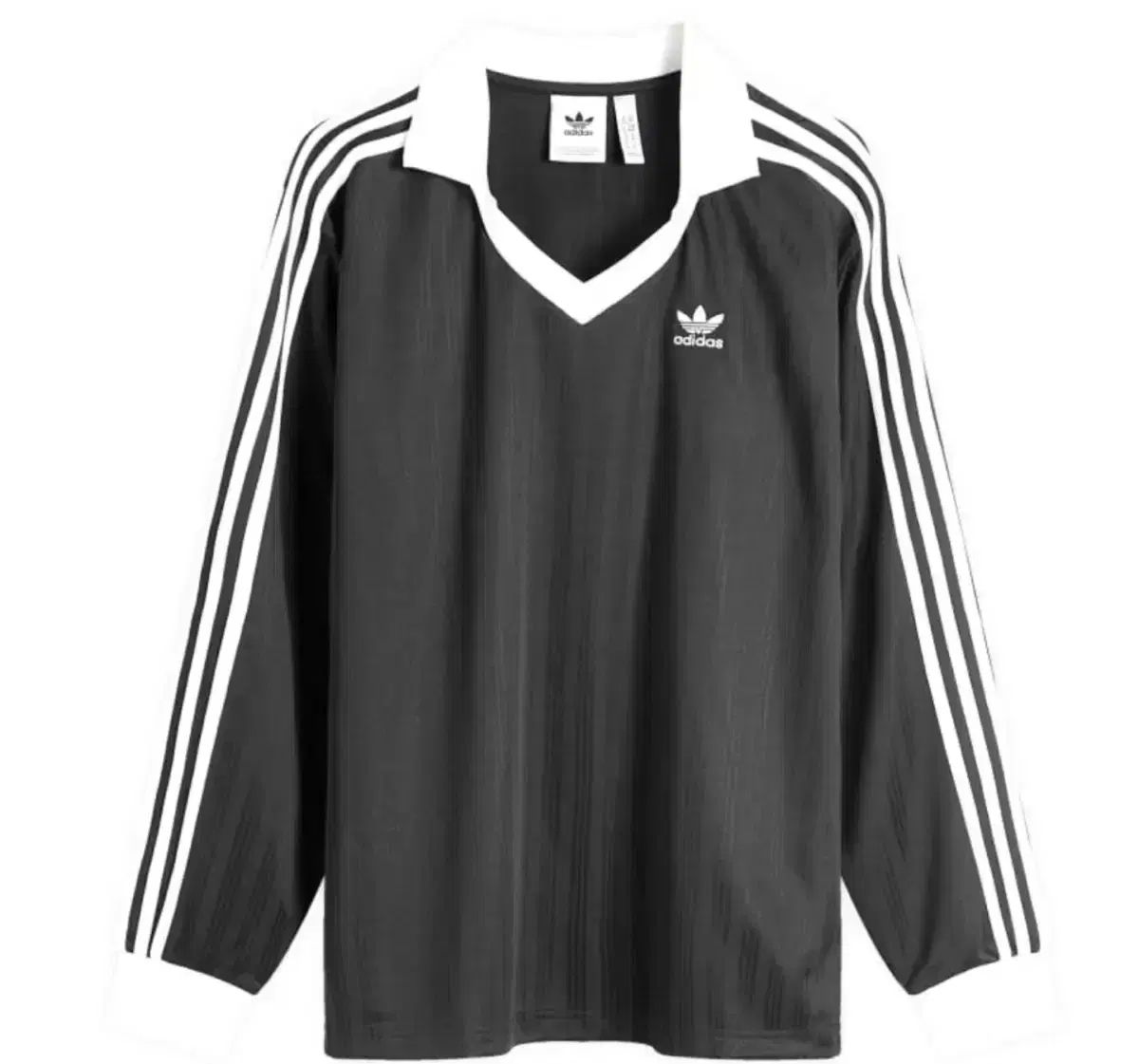アディダス オリジナル アディカラー ピケ フットボール ロング スリーブ サッカー 長袖 Tシャツ ブラック
