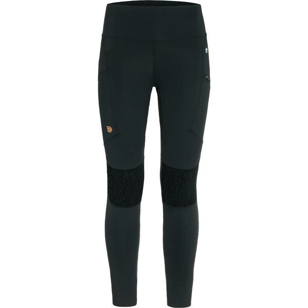 フェールラーベン レディース ボトムス カジュアルパンツ Fjallraven Womens Abisko Trekking Tight HD Black ブラック