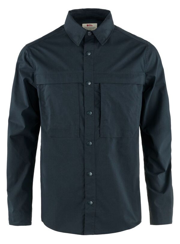 フェールラーベン メンズ トップス Tシャツ ウール Fjallraven Mens Abisko WoolS TShirt Dark Navy ネイビー