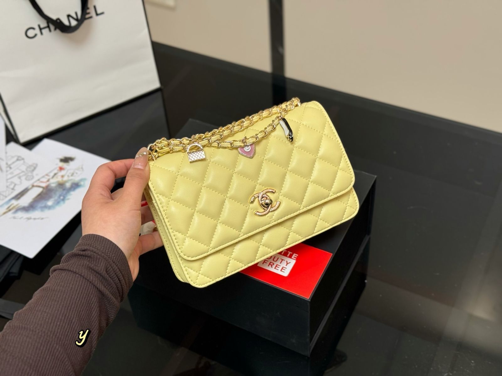 【今日特価】Chanel 24A WOC Wallet On Chain Bag - 24A ウォレットオンチェーン