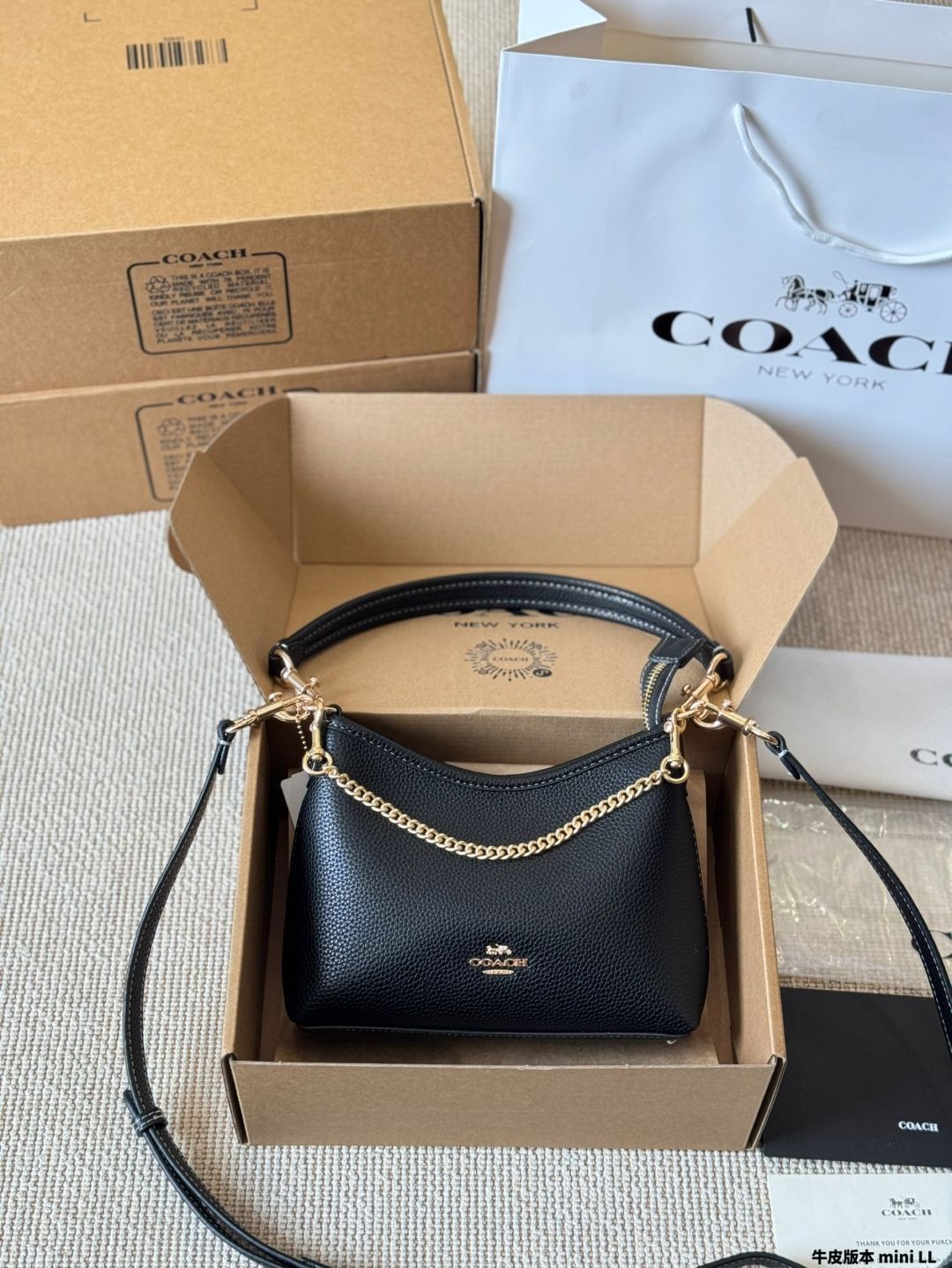 【今日特価】Coach Laurel 19 Mini Hobo Bag / クーチ ローレル 19 ミニ ホボ バッグ/ 送料無料！在庫限定価格