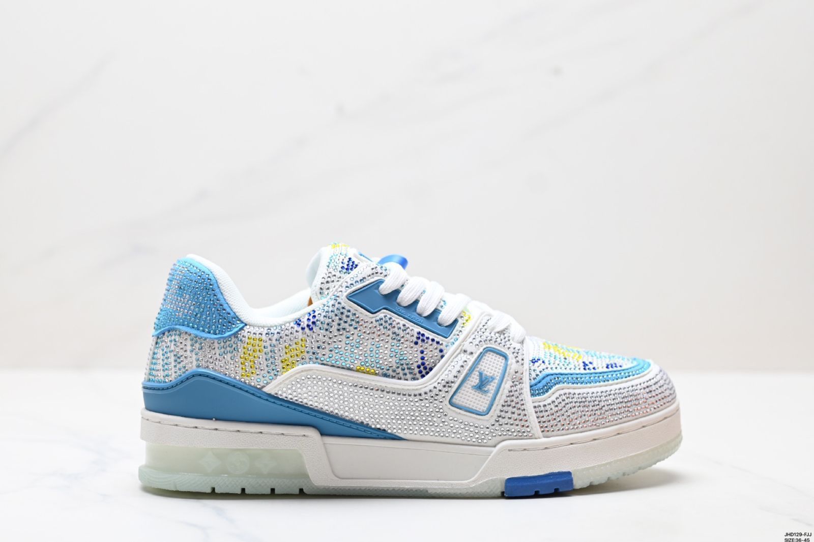 LV（ルイヴィトン）Louis Vuitton Trainer Sneaker Low レジャースポーツカルチャーユニセックススケートシューズ