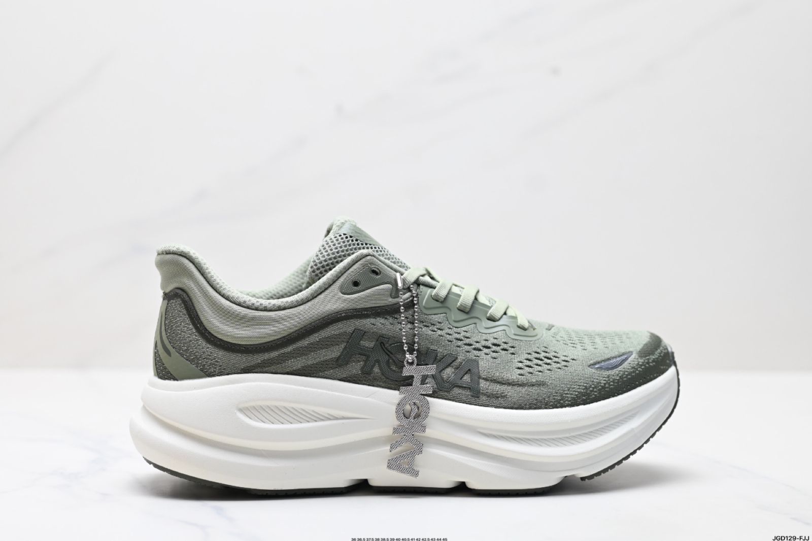 HOKA ONE ONE Bondi 9 レトロ快適 滑り止め 耐摩耗 山地アウトドアランニングシューズ