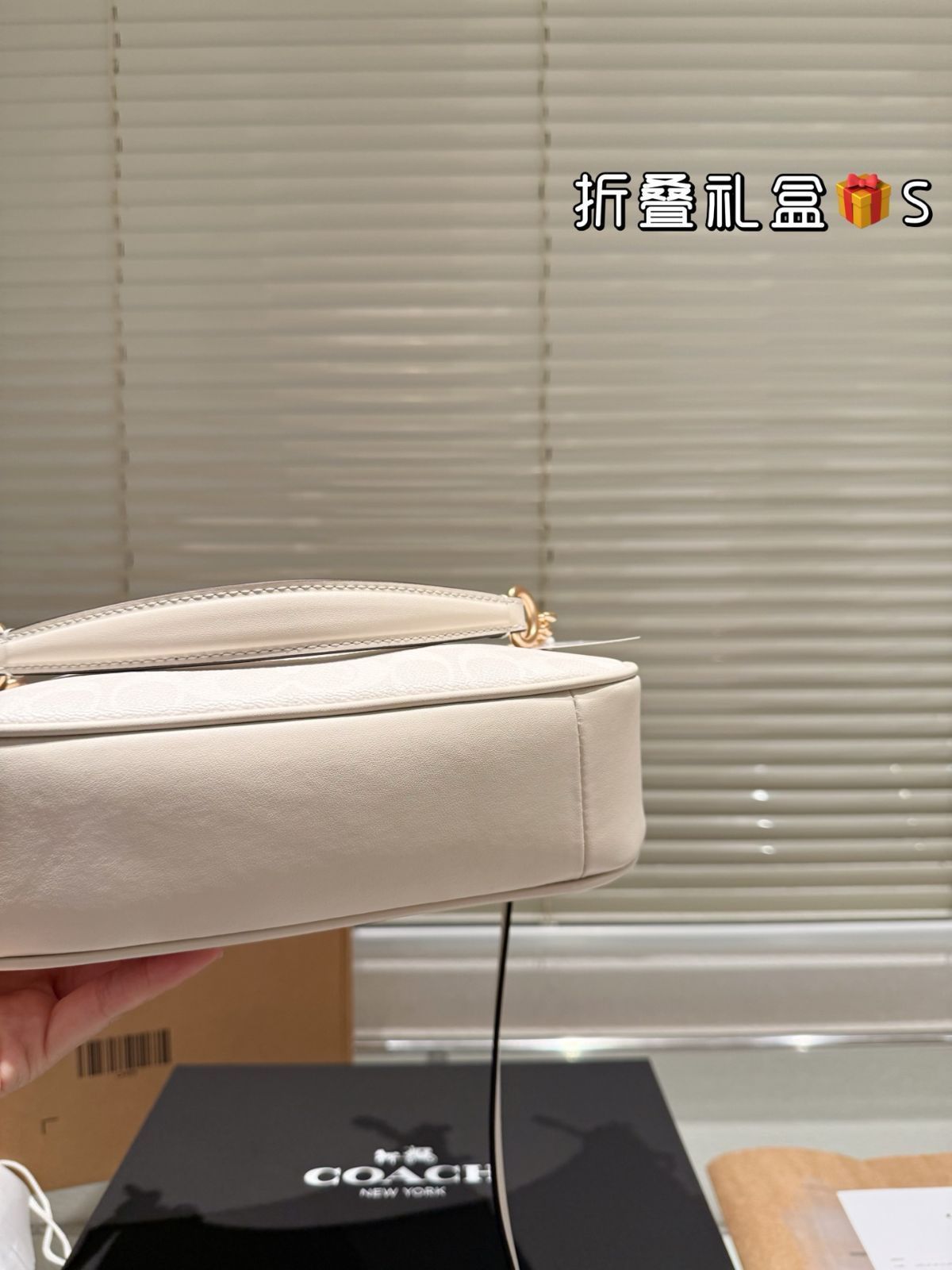 【今日特価】COACH クーチ アームピッチャー マージャン バッグ with ロングショルダー