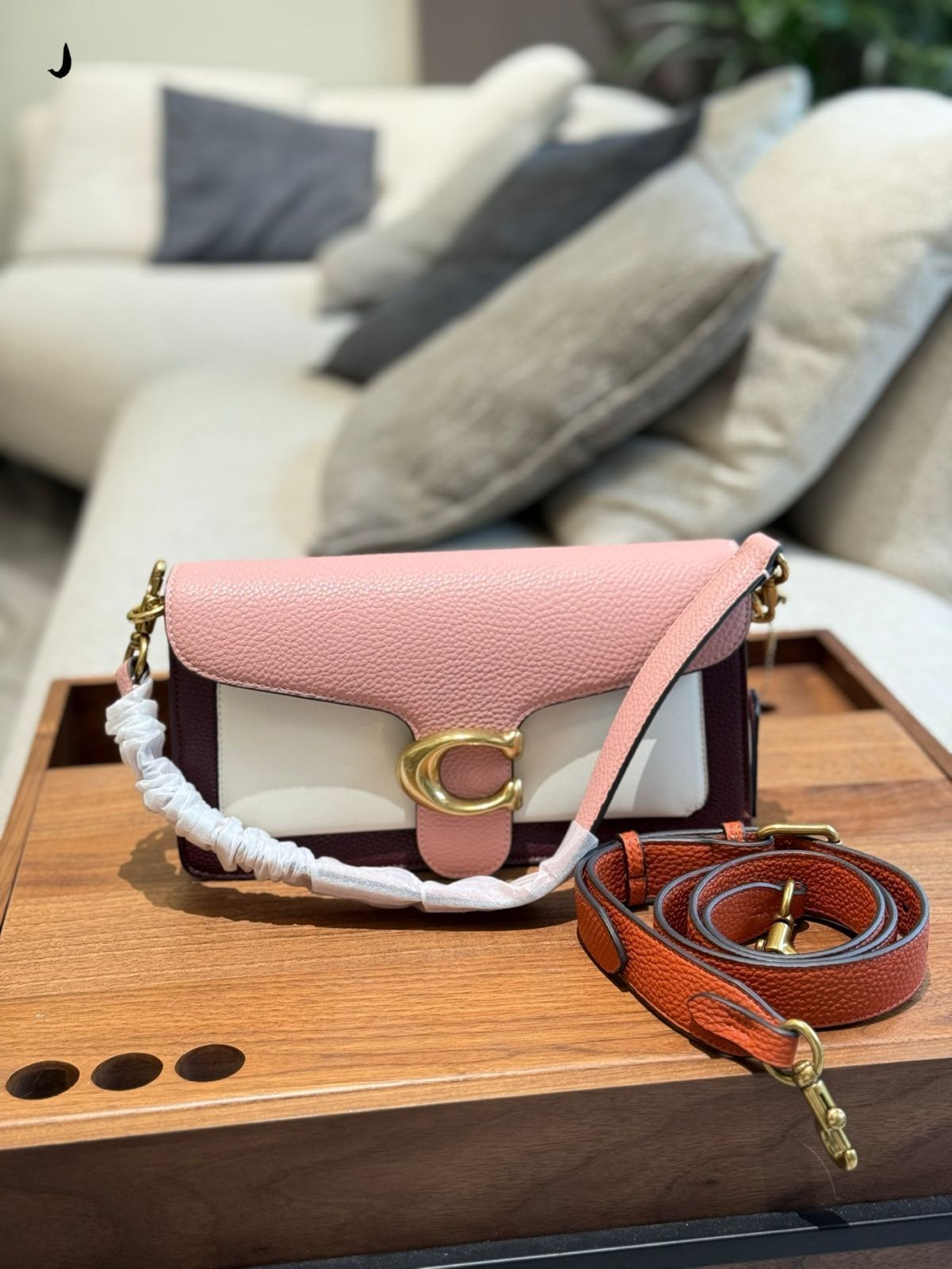 【今日特価】COACH Tabby Wine Red Pink Tote コーチ タビー ワインレッド ピンク トートバッグ