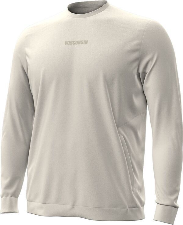 アンダーアーマー メンズ アウター パーカー・スウェット シャツ Under Armour Mens Wisconsin Badgerstone Meridian Cold Weather Crew
