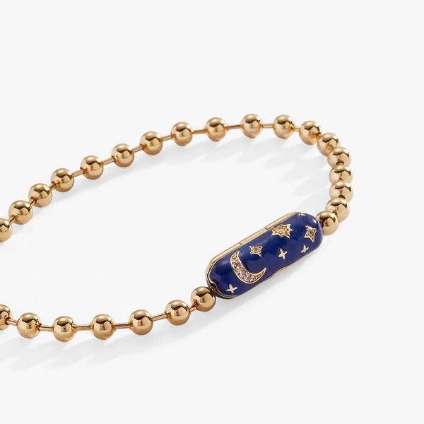 アレックスアンドアニ レディース アクセサリー ブレスレット・バングル・アンクレット Alex and Ani Ball Chain Barrel Closure Bracelet with Star