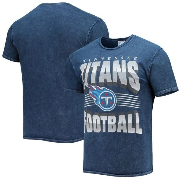 フォーティーセブン メンズ トップス Tシャツ ヴィンテージ Mens 47 Navy Tennessee Titans Rocker Vintage Tubular TShirt Navy ネイビー