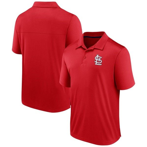 ファナティクス メンズ トップス ポロシャツ Mens Fanatics Branded Red St Louis Cardinals Fitted Polo Red レッド