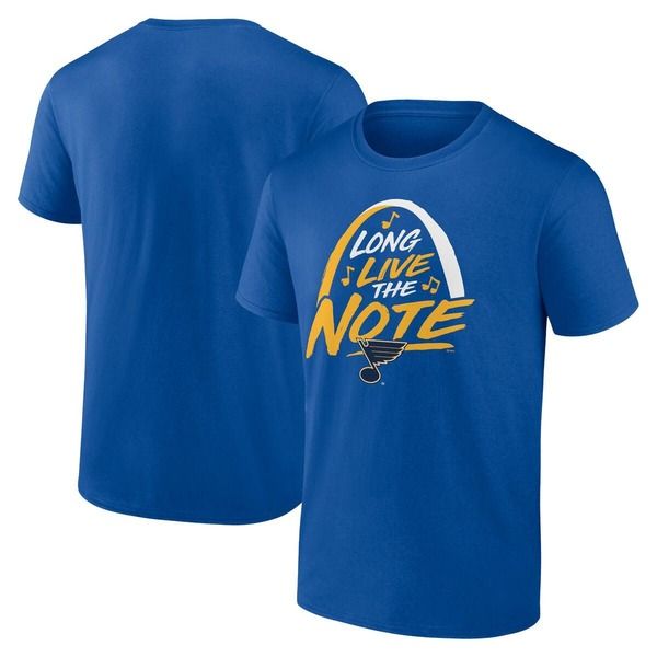 ファナティクス メンズ トップス Tシャツ Mens Fanatics Branded Blue St Louis Blues Local TShirt Blue ブルー