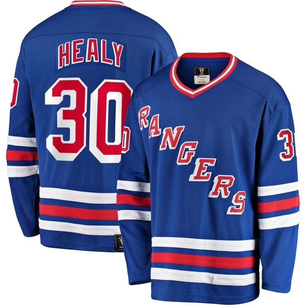 ファナティクス メンズ トップス シャツ ジャージー Mens Fanatics Branded Glenn Healy Blue New York Rangers Premier Breakaway