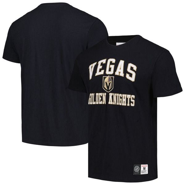 ミッチェルネス メンズ トップス Tシャツ Mens Mitchell Ness Black Vegas Golden Knights Legendary Slub TShirt Black ブラック