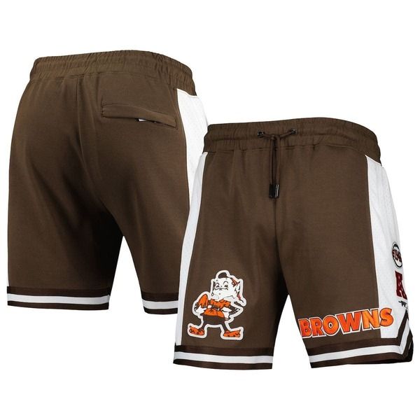 プロスタンダード メンズ ボトムス ハーフパンツ・ショーツ ショートパンツ Mens Pro Standard Brown Cleveland Browns Retro Classic 20 Shor