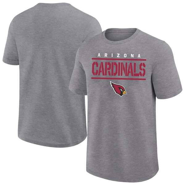 ファナティクス メンズ トップス Tシャツ トール Mens Fanatics Heather Gray Arizona Cardinals Big Tall Top Notch TShirt Hea