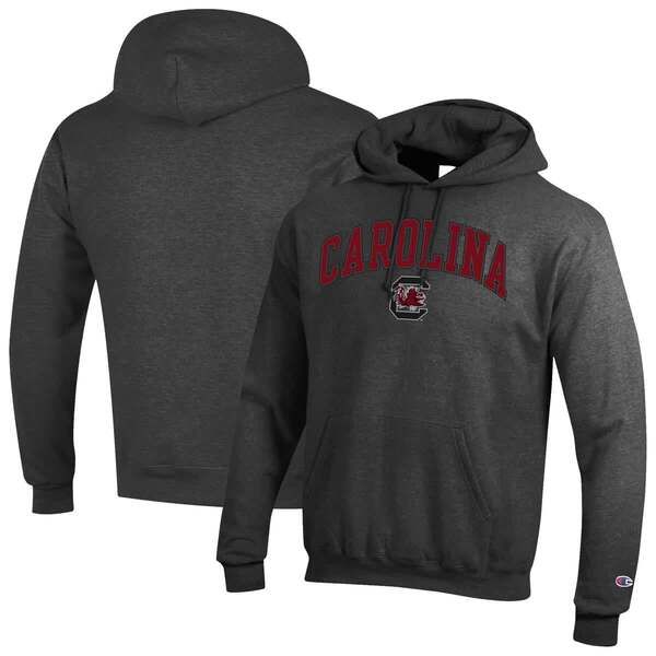 チャンピオン メンズ アウター パーカー・スウェット ロゴ MensChampion Charcoal South Carolina Gamecocks Arch Over Logo Pullover