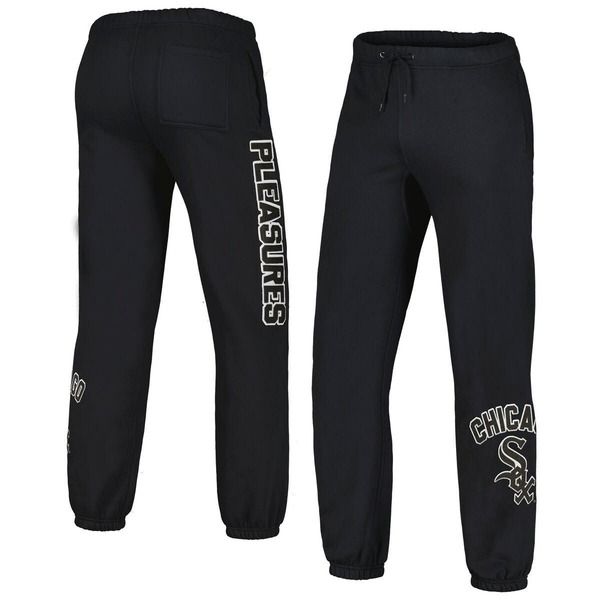 プレジャーズ メンズ ボトムス カジュアルパンツ スウェットパンツ Mens PLEASURES Black Chicago White Sox Opening Day Sweatpants Blac