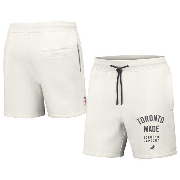 ステイプル メンズ ボトムス ハーフパンツ・ショーツ ショートパンツ フリース Mens NBA x Staple Cream Toronto Raptors Heavyweight Fleece S