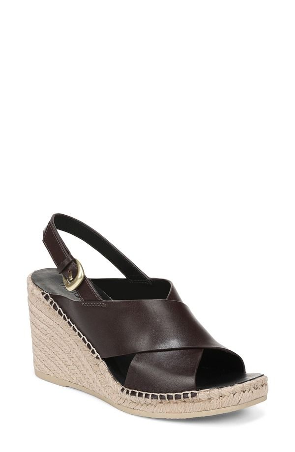 ヴィンス レディース シューズ サンダル Vince Georgia Espadrille Wedge Sandal Ganache