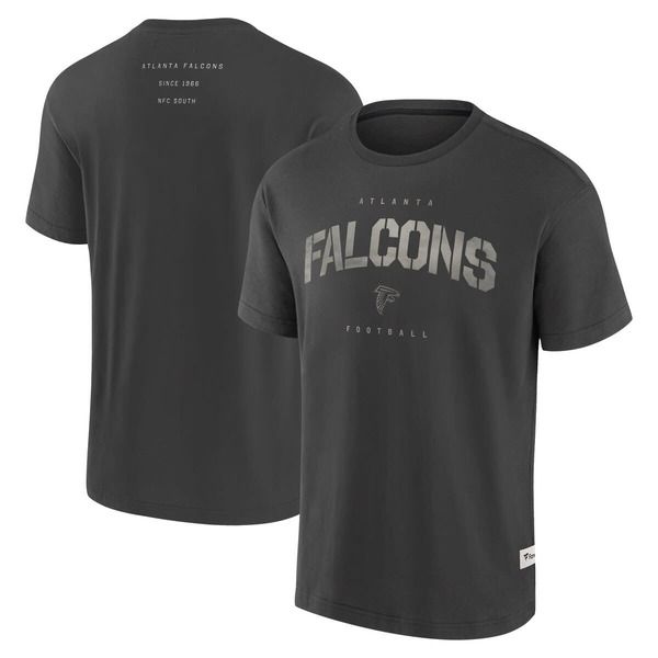 ファナティクス メンズ トップス Tシャツ Mens Fanatics Charcoal Atlanta Falcons Elements Weathered Tonal Future Ground