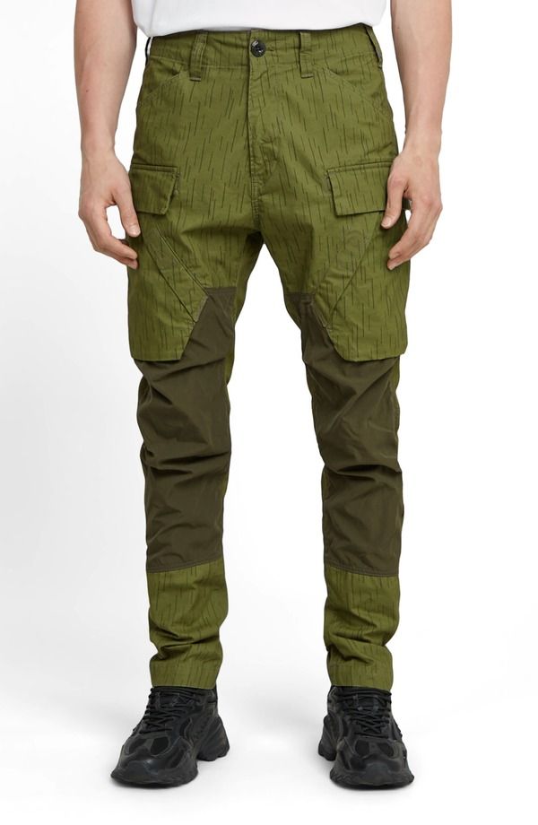 ジースター メンズ ボトムス カジュアルパンツ GSTAR 3D Regular Tapered Cargo 30 Pants Mayfly Rain Camo