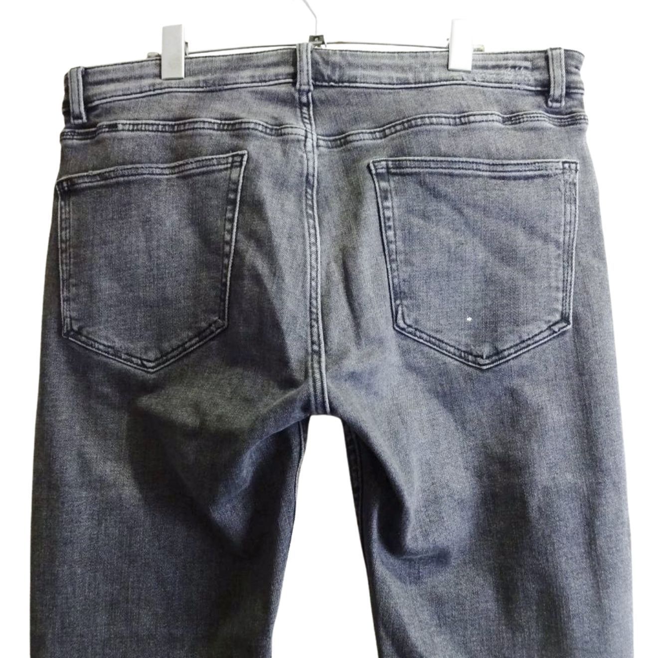 良品 ZARA ザラ スキニーテーパード デニムパンツ W36（約94cm W37相当 