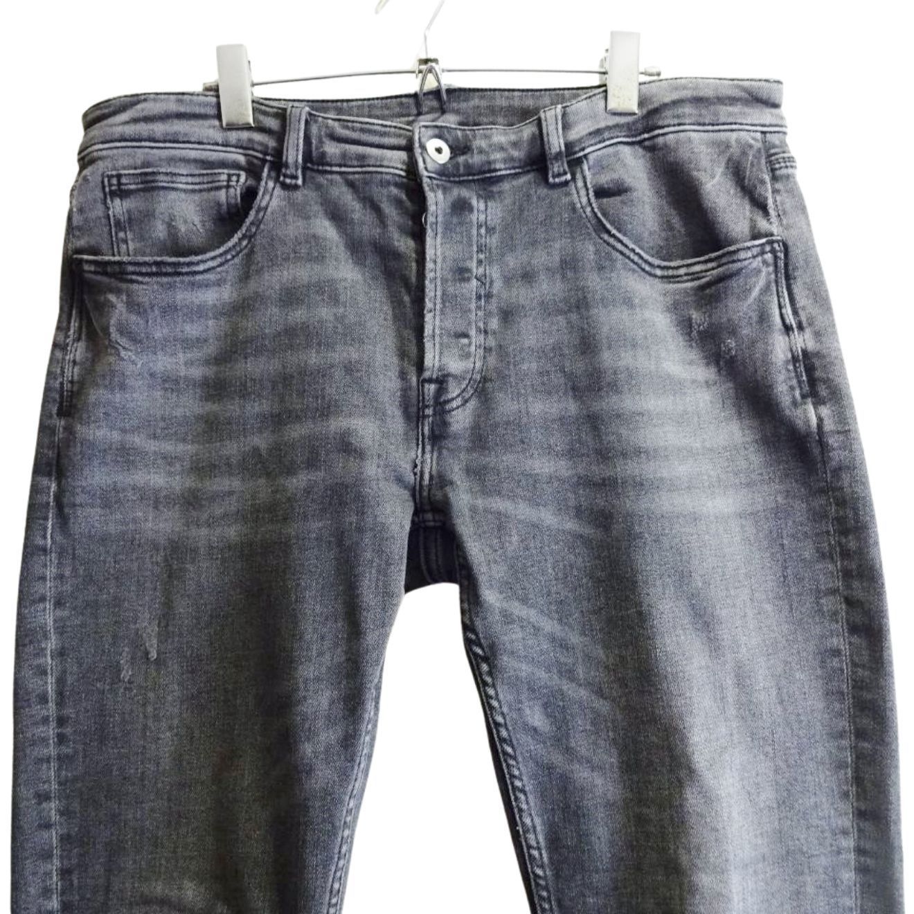 良品 ZARA ザラ スキニーテーパード デニムパンツ W36（約94cm W37相当 