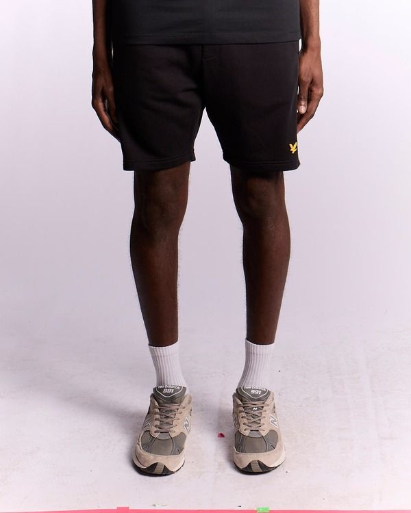 ライルアンドスコット メンズ ボトムス ハーフパンツ・ショーツ ショートパンツ Lyle Scottape Draw String Shorts Jet Black ブラック