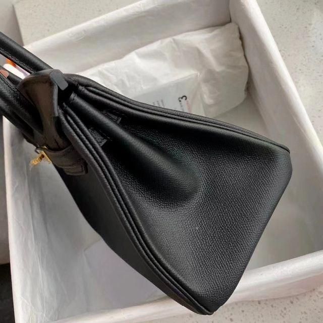 美品 HERMES エルメス　バーキン30 ハンドバッグ 黒 48000