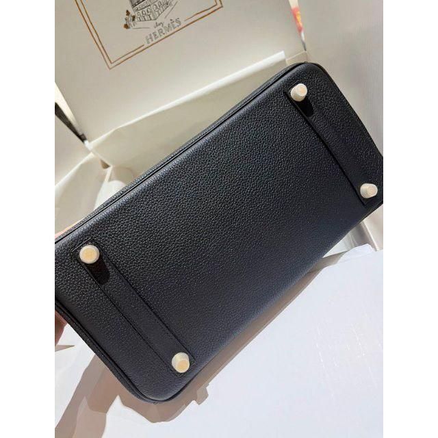美品 HERMES エルメス　バーキン30 ハンドバッグ 黒 48000