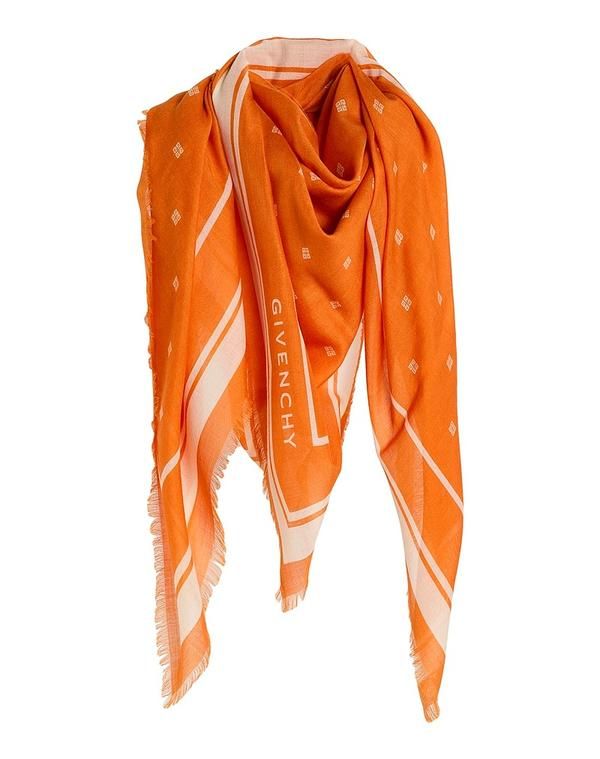 ジバンシー レディース アクセサリー マフラー・ストール・スカーフ GIVENCHY マフラー&スカーフ Orange オレンジ