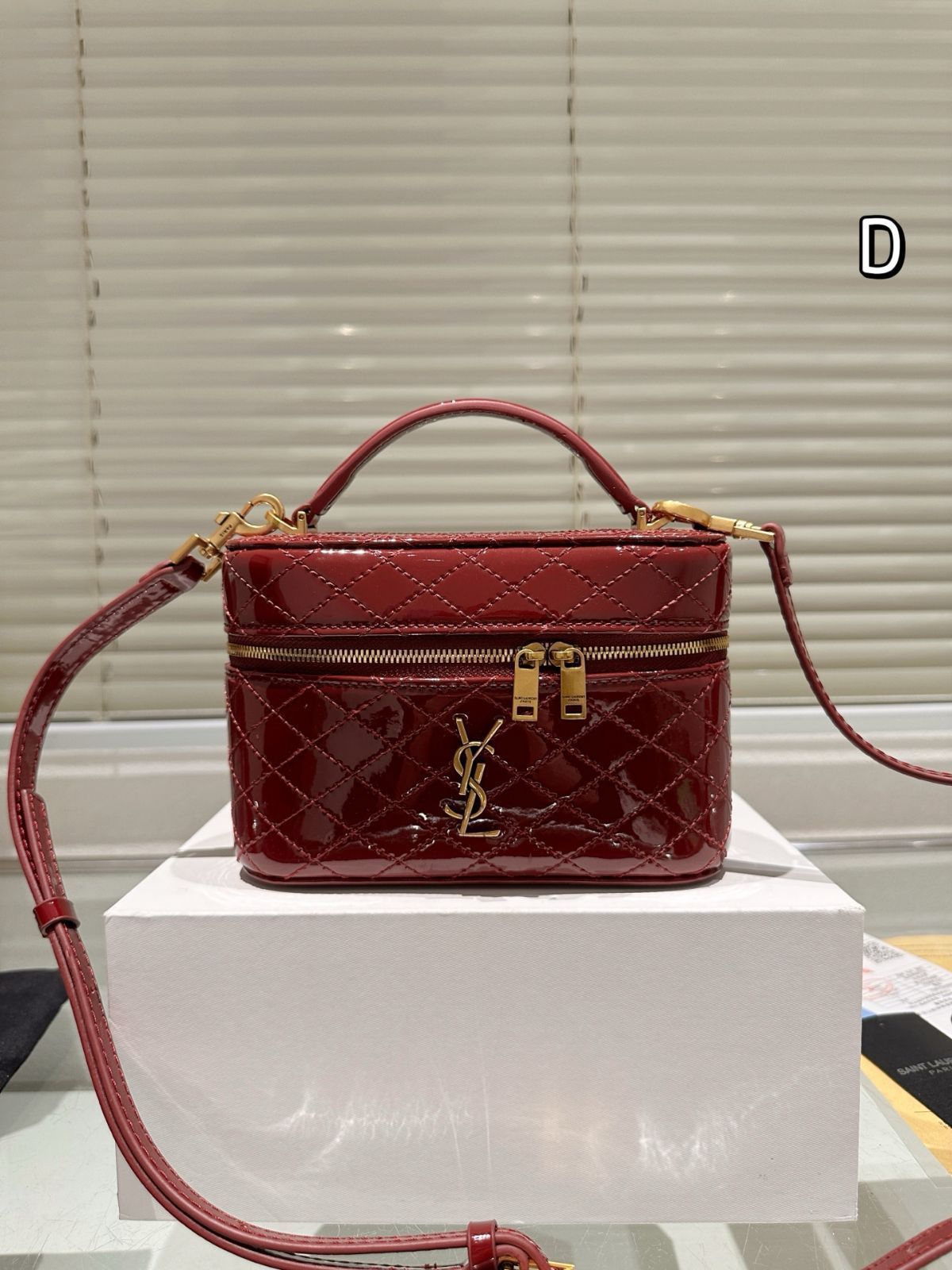 【今日特価】YSL Mini Gaby Rose Box Bag イエスル・サン・ローラン ミニ ガビ ローズ ボックス バッグ