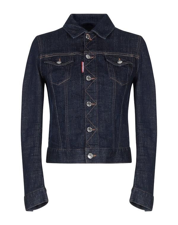 ディースクエアード レディース アウター ジャケット・ブルゾン デニムブルゾン DSQUARED2 Blue ブルー