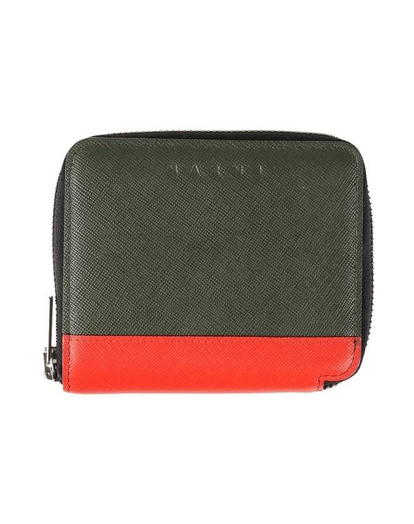 マルニ レディース アクセサリー 財布 MARNI Dark Green グリーン