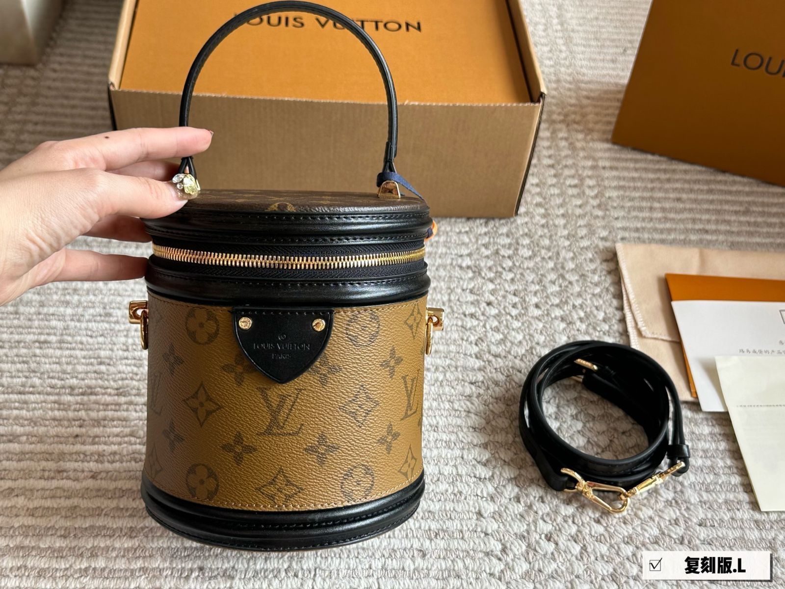 【今日特価】Louis Vuitton Canne Bucket Bag カヌ バケットバッグ