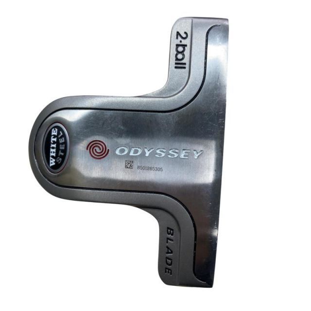 【中古】 オデッセイ WHITE STEEL 2・ball BLADE 34インチ パター PT スチール (フレックスその他) メンズ 男性用 右利き 右用 Cランク ゴルフクラブ