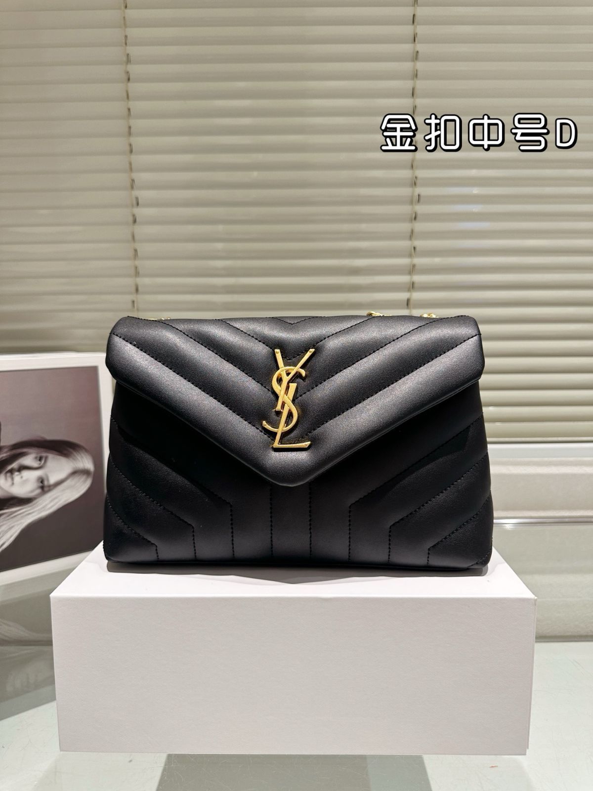 【今日特価】Saint Laurent YSL 2025 早春 LouLou ハンドバッグ ミドル