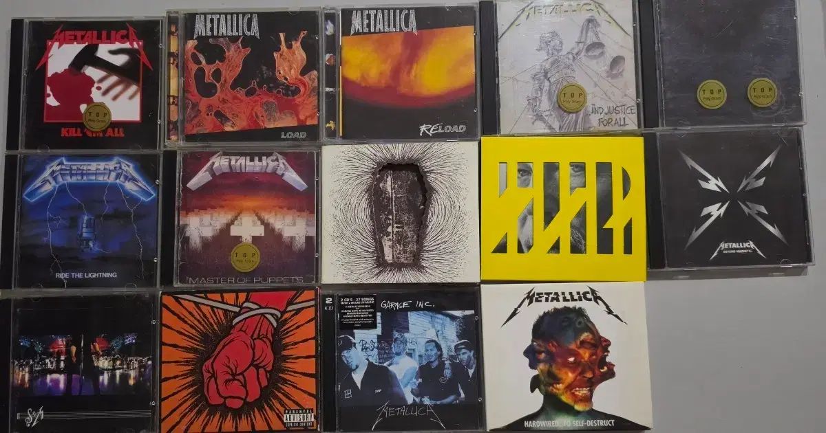 メタリカ CD アルバム まとめ売り 出品 18 腸 限定盤 含め