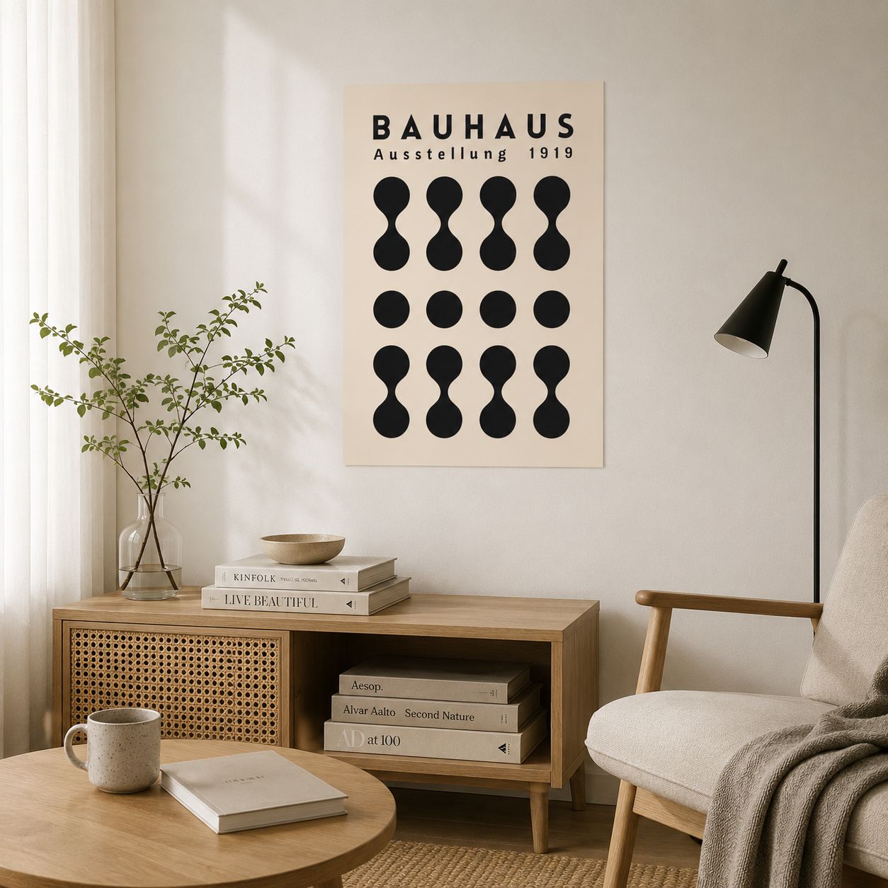 Bauhaus｜バウハウス 北欧 シンプルインテリア アートポスター A4 