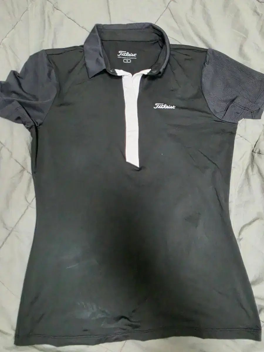 Titleist(タイトリスト) ゴルフウェア レディース 半袖 カラーTシャツ ブラック
