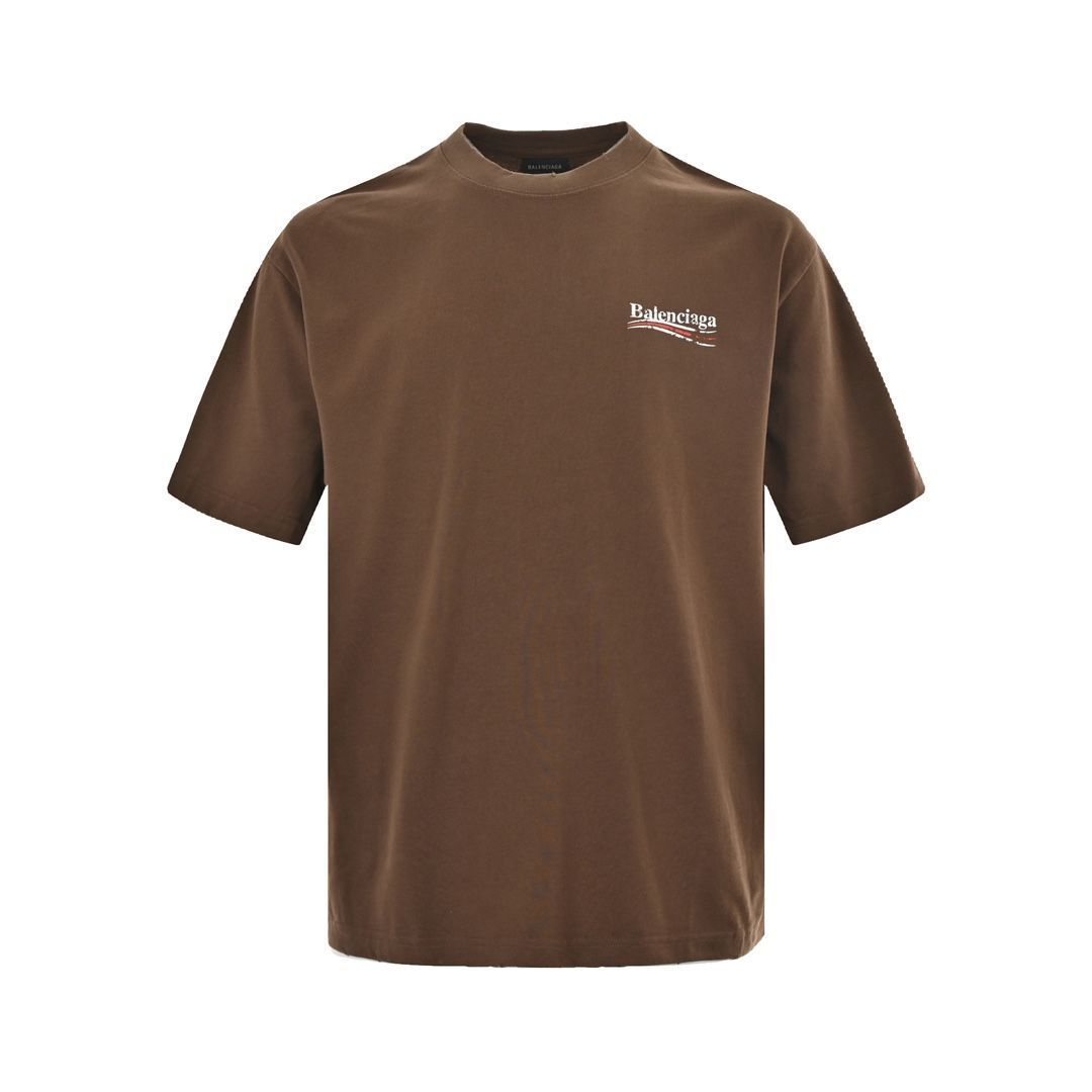 【今日特価】Balenciaga / バレンシアガ 24ss モザイクコーラ破洞 T シャツ