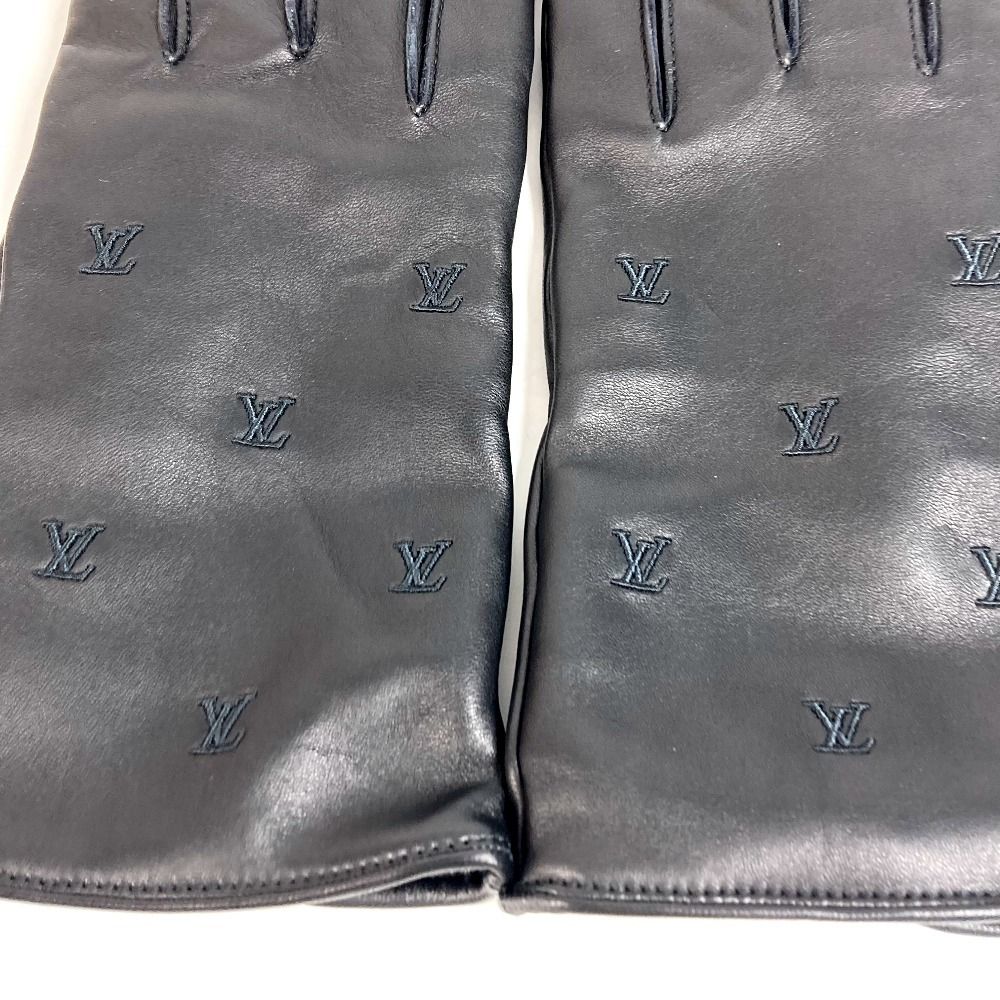 LOUIS VUITTON ルイヴィトン 手袋 グローブ LV ブラゾン M7737I レザー