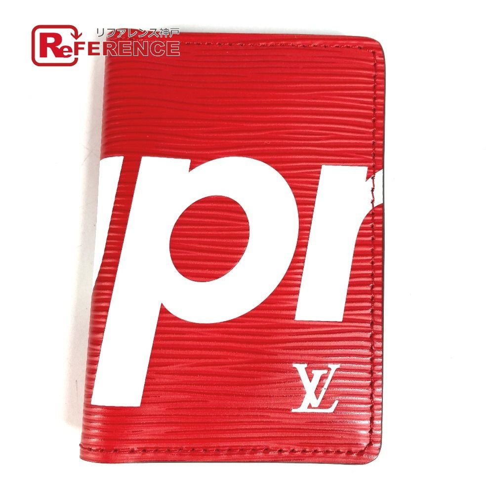 LOUIS VUITTON ルイヴィトン カードケース オーガナイザードゥポッシュ M67714 エピレザー レッド