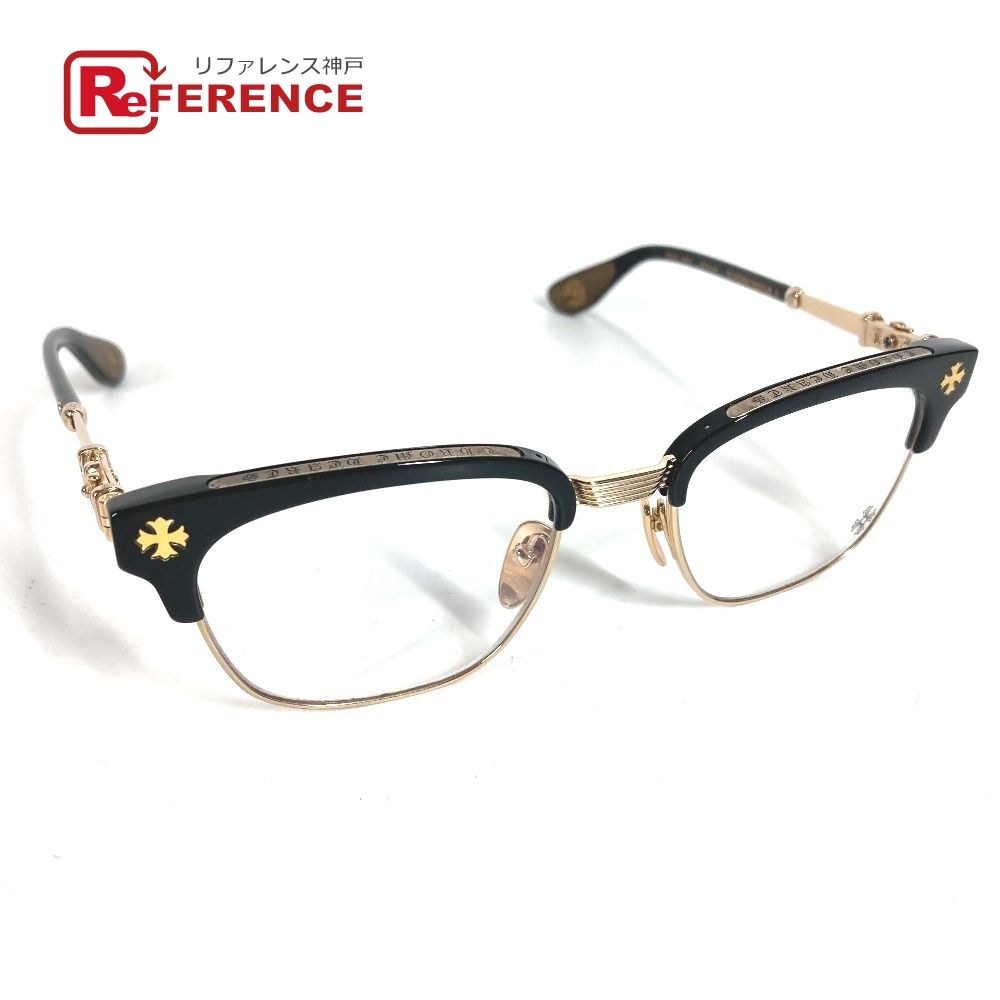CHROME HEARTS クロムハーツ 眼鏡 BONENNOISSEUR II プラスチック ブラック