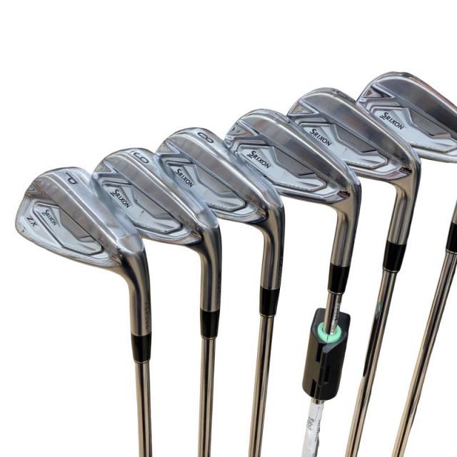 【中古】 ダンロップ SRIXON ZX5 Mk II 6S アイアンセット IR 純正特注シャフト (フレックスS) メンズ 男性用 右利き 右用 Cランク ゴルフクラブ