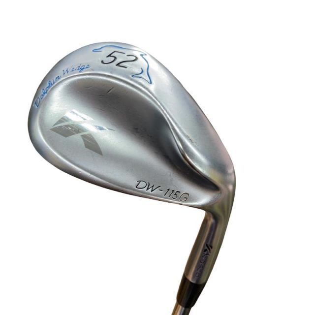【中古】 キャスコ Dolphin Wedge DW-115G 52° ウェッジ WG 純正特注シャフト (フレックスS) メンズ 男性用 右利き 右用 Cランク ゴルフクラブ