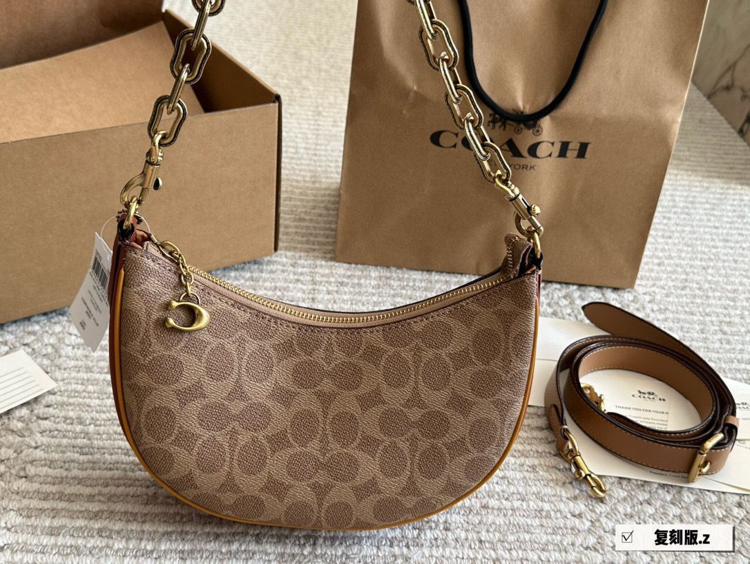 【今日特価】Coach Mira Crescent Shoulder Bag / コーチ ミラ クレセント ショルダーバッグ-WTO輸入1