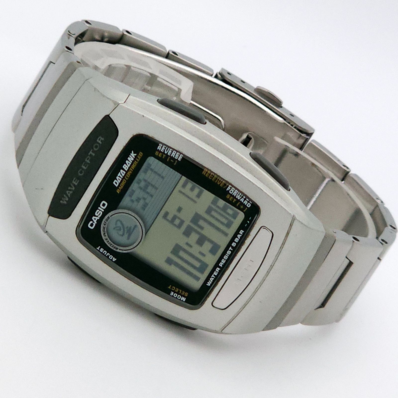 CASIO カシオ ウェーブセプター データバンク FKT-300 QZ電波時計 動作