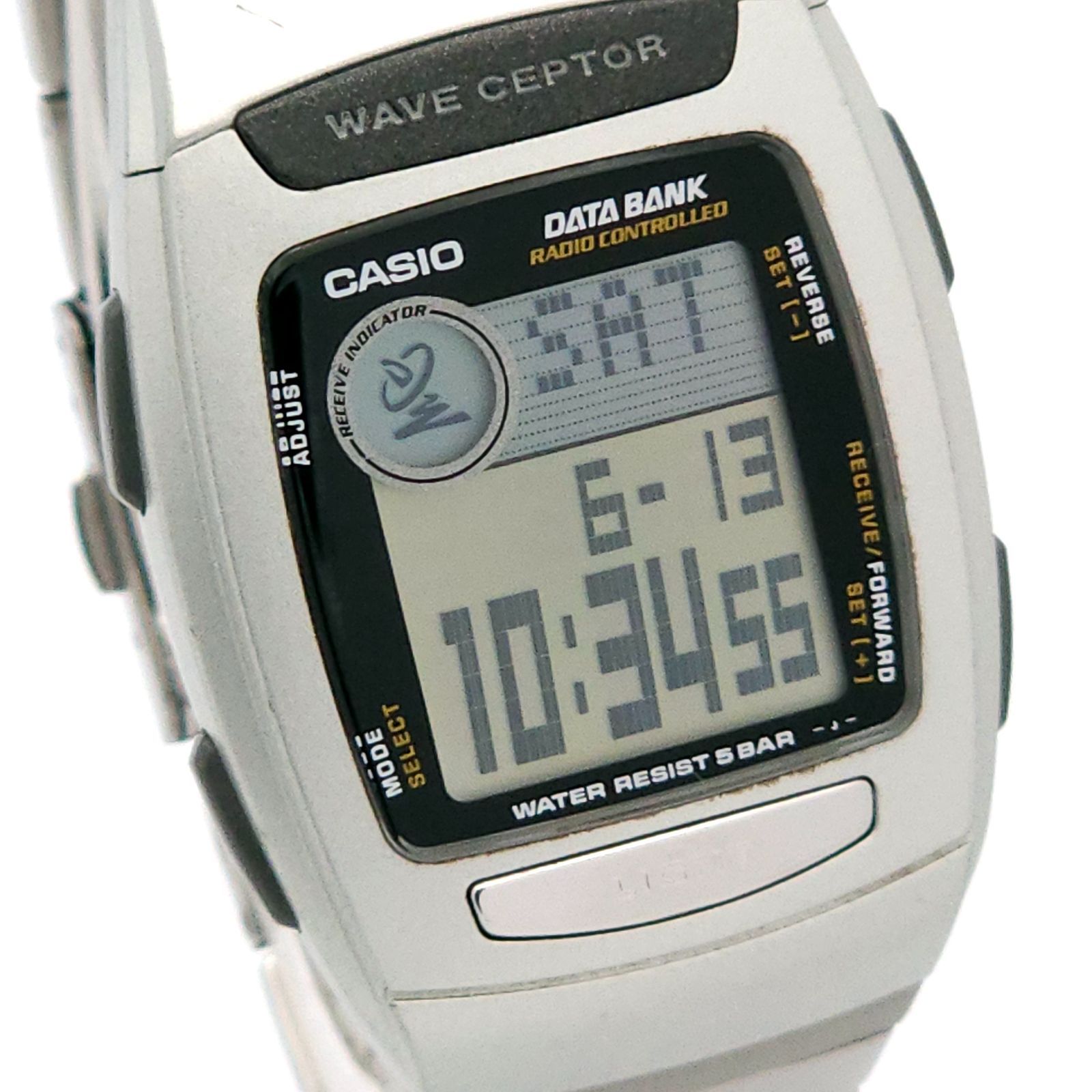 CASIO カシオ ウェーブセプター データバンク FKT-300 QZ電波時計 動作
